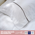 China wholesale 100% Egyptian cotton 400TC White Hotel Linen / Hotel Bed Sheets / Hotel Bedding Set